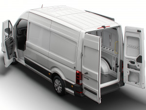 VW Crafter Panel Van L2H2 HQ Interior 2023 3D Model