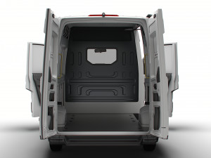 VW Crafter Panel Van L2H2 HQ Interior 2023 3D Model