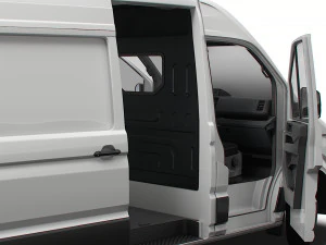 VW Crafter Panel Van L2H2 HQ Interior 2023 3D Model