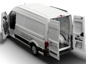 VW Crafter Panel Van L2H2 HQ Interior 2023 3D Model