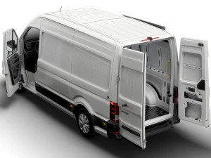 VW Crafter Panel Van L2H2 HQ Interior 2023 3D Model