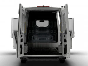 VW Crafter Panel Van L2H2 HQ Interior 2023 3D Model