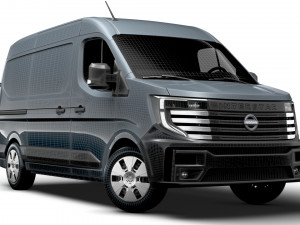 Nissan Interstar High Roof Van L2H2 2024 3D Модель