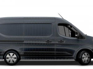 Nissan Interstar High Roof Van L2H2 2024 3D Model