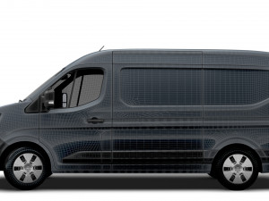 Nissan Interstar High Roof Van L2H2 2024 3D Модель