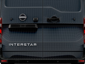 Nissan Interstar High Roof Van L2H2 2024 3D Модель