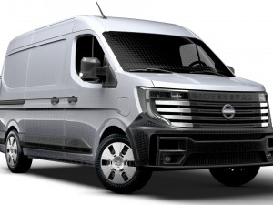 Nissan Interstar-e High Roof Van L2H2 2024 3D Модель