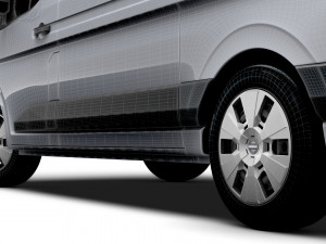 Nissan Interstar-e High Roof Van L2H2 2024 3D Модель