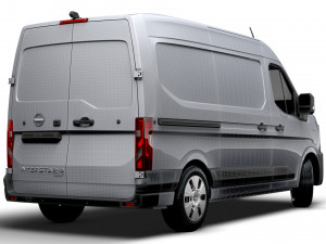 Nissan Interstar-e High Roof Van L2H2 2024 3D Модель