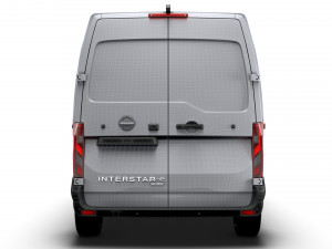 Nissan Interstar-e High Roof Van L2H2 2024 3D Модель