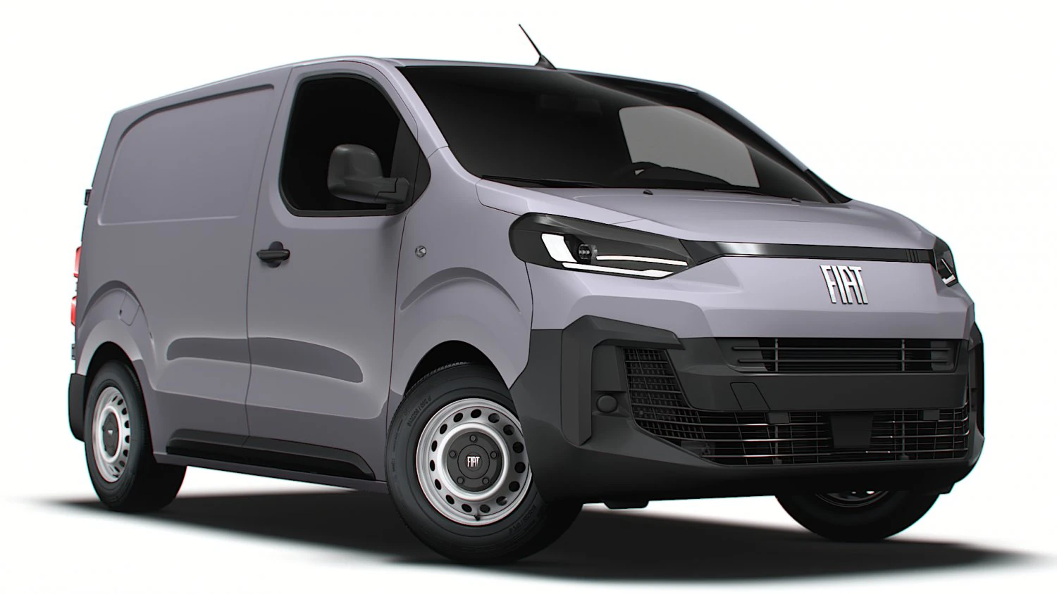 Fiat e Scudo Van L1 2024 3D Model .c4d .max .obj .3ds .fbx .stl .blend