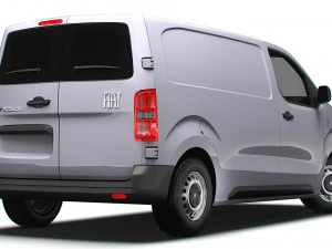 Fiat e Scudo Van L2 2024 3D Model