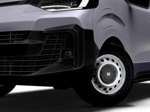 Fiat e Scudo Van L2 2024 3D Model
