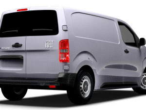 Fiat e Scudo Van L2 2024 3D Model