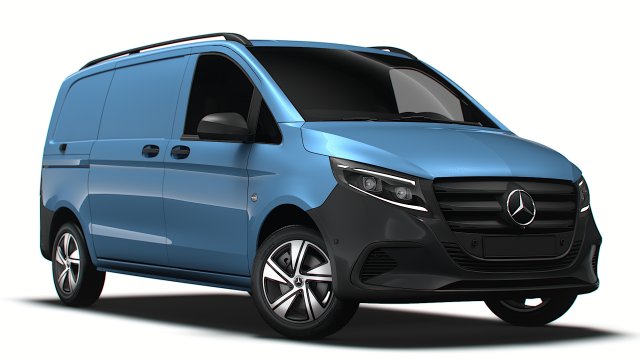 Mercedes Benz Vito Panel Van L1 2024 Model 3D .c4d .max .obj .3ds .fbx .stl .blend 