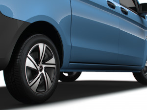 Mercedes Benz Vito Panel Van L1 2024 Model 3D