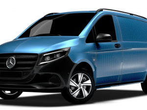 Mercedes Benz Vito Panel Van L1 2024 Model 3D