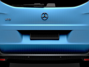 Mercedes Benz Vito Panel Van L1 2024 Model 3D
