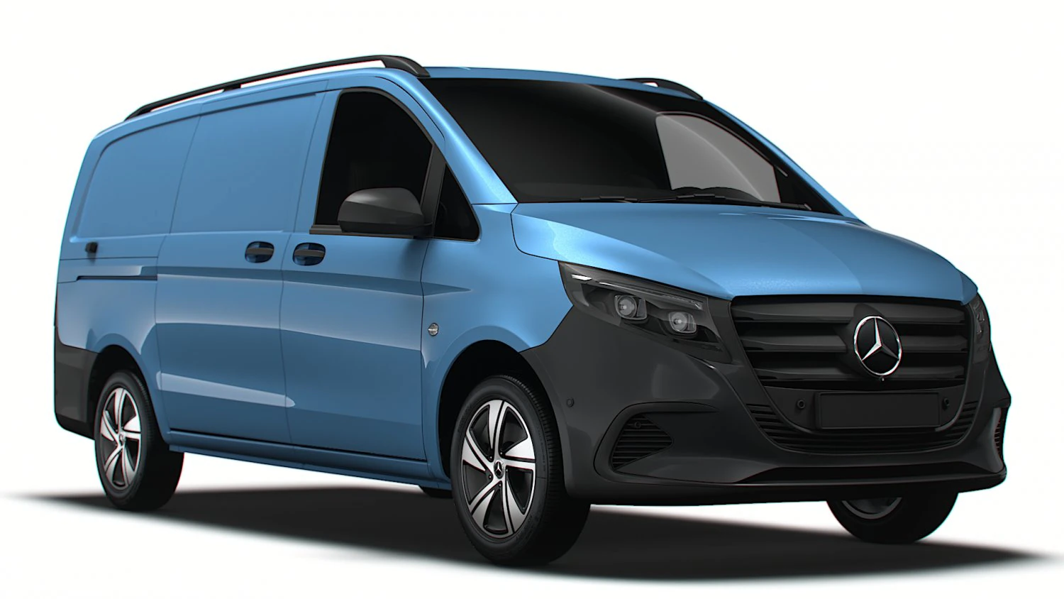 Mercedes Benz Vito Panel Van L2 2024 3D Model .c4d .max .obj .3ds .fbx .stl .blend 