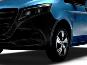 Mercedes Benz Vito Panel Van L2 2024 3D Model