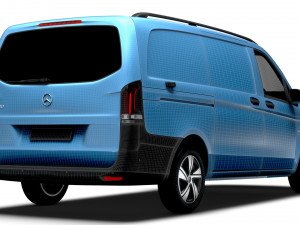 Mercedes Benz Vito Panel Van L2 2024 3D 모델