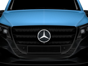 Mercedes Benz Vito Panel Van L2 2024 3D 모델