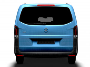 Mercedes Benz Vito Panel Van L2 2024 3D 모델