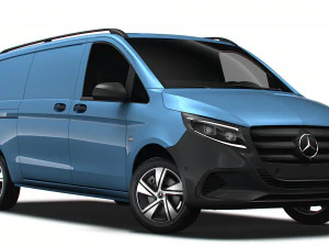 Mercedes Benz Vito Painel Van L3 2024 Modelo 3D