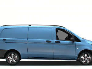 Mercedes Benz Vito Painel Van L3 2024 Modelo 3D