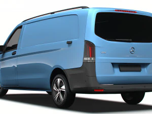 Mercedes Benz Vito Painel Van L3 2024 Modelo 3D