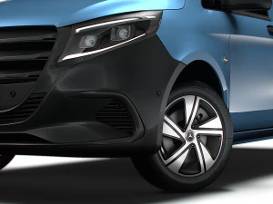 Mercedes Benz Vito Painel Van L3 2024 Modelo 3D
