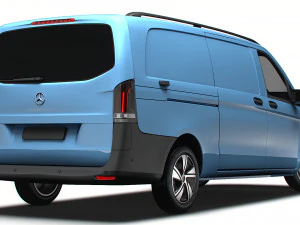 Mercedes Benz Vito Painel Van L3 2024 Modelo 3D