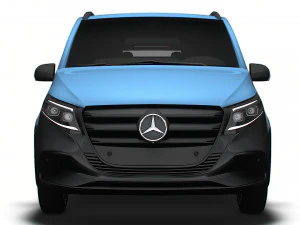 Mercedes Benz Vito Painel Van L3 2024 Modelo 3D