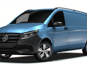 Mercedes Benz Vito Painel Van L3 2024 Modelo 3D