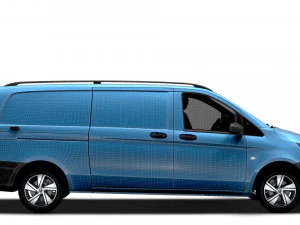 Mercedes Benz Vito Painel Van L3 2024 Modelo 3D
