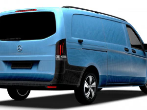 Mercedes Benz Vito Painel Van L3 2024 Modelo 3D