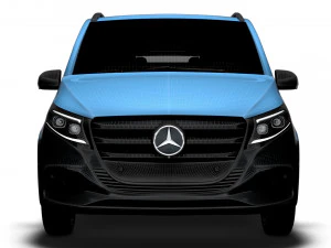 Mercedes Benz Vito Painel Van L3 2024 Modelo 3D