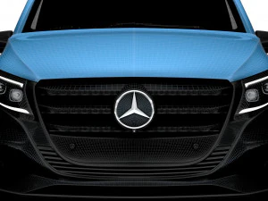 Mercedes Benz Vito Painel Van L3 2024 Modelo 3D