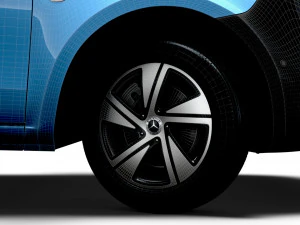 Mercedes Benz Vito Painel Van L3 2024 Modelo 3D