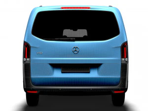 Mercedes Benz Vito Painel Van L3 2024 Modelo 3D