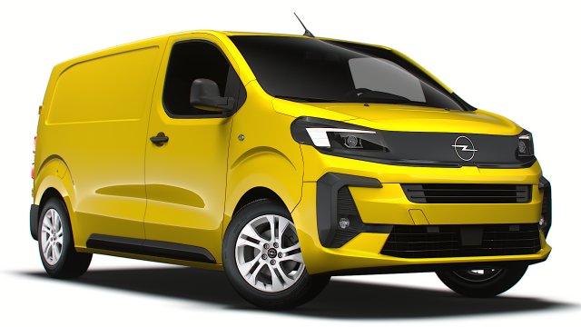 Opel Vivaro Electric Van L2 2024 Modello 3D .c4d .max .obj .3ds .fbx .stl .blend 