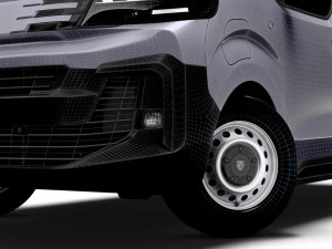 Peugeot e Expert Van L2 2024 3D Model