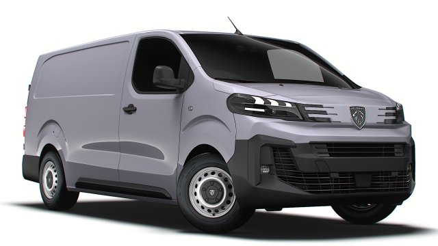 Peugeot e Expert Van L3 2024 Model 3D .c4d .max .obj .3ds .fbx .stl .blend