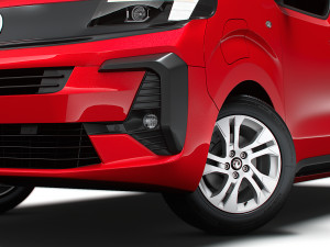 Vauxhall Vivaro Electric Van L1 2024 3D Model