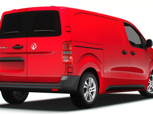 Vauxhall Vivaro Electric Van L2 2024 3D 모델