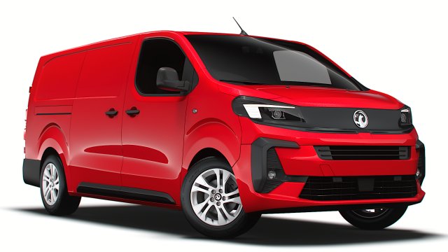 Vauxhall Vivaro Electric Van L3 2024 Model 3D .c4d .max .obj .3ds .fbx .stl .blend 