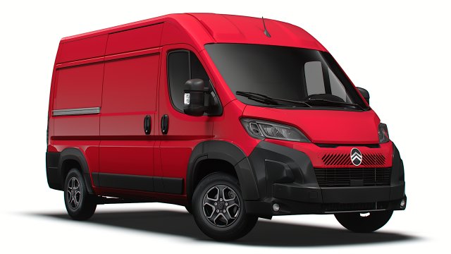 Citroen Jumper Van L2H2 2024 Modèle 3D .c4d .max .obj .3ds .fbx .stl .blend 