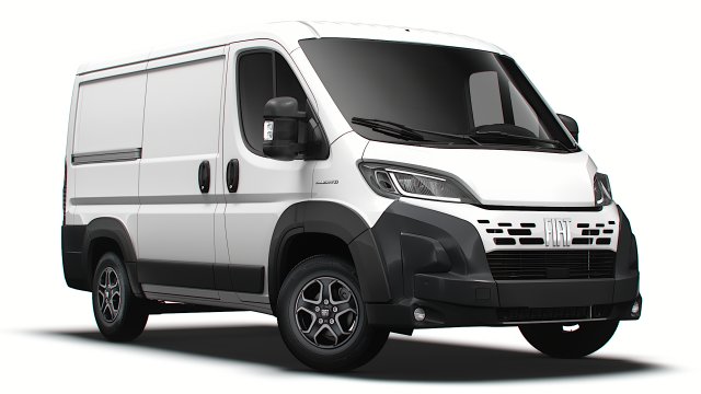 Fiat Ducato Van L1H1 2024 3D Model .c4d .max .obj .3ds .fbx .stl .blend