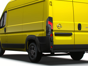 Opel Movano Van L2H2 2024 Model 3D