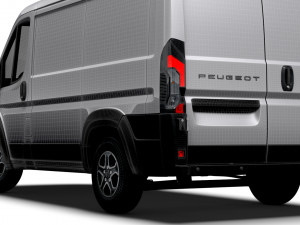 Peugeot Boxer Van L1H1 2024 3D 모델